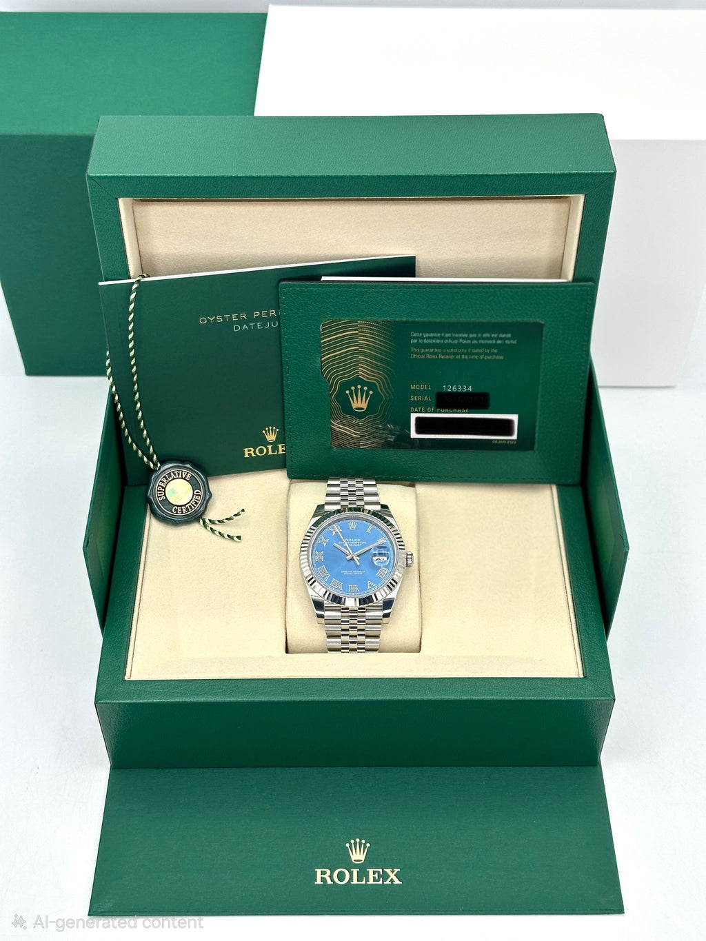 NEW 2026 Rolex Datejust 41mm 126334 Jubilee Azzurro-Blue Dial