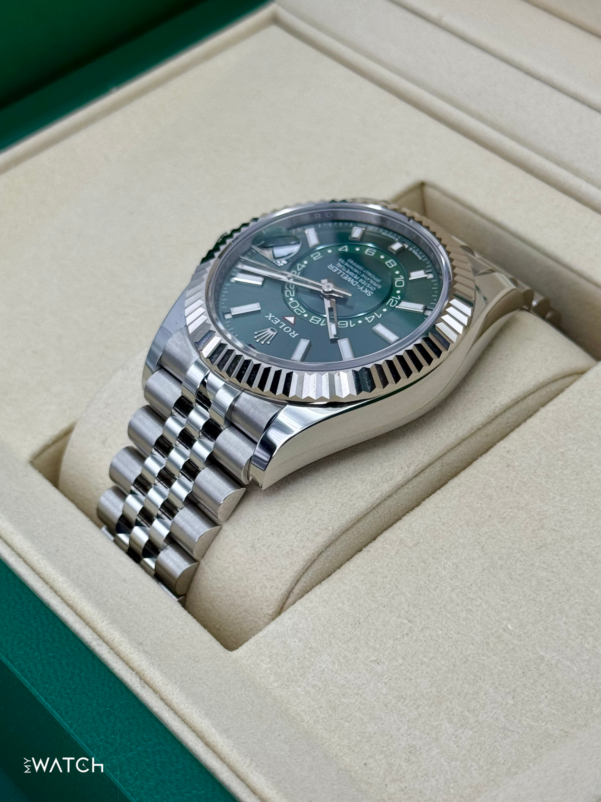 NEW 2026 Rolex Sky-Dweller 42mm 336934 Jubilee Green Dial