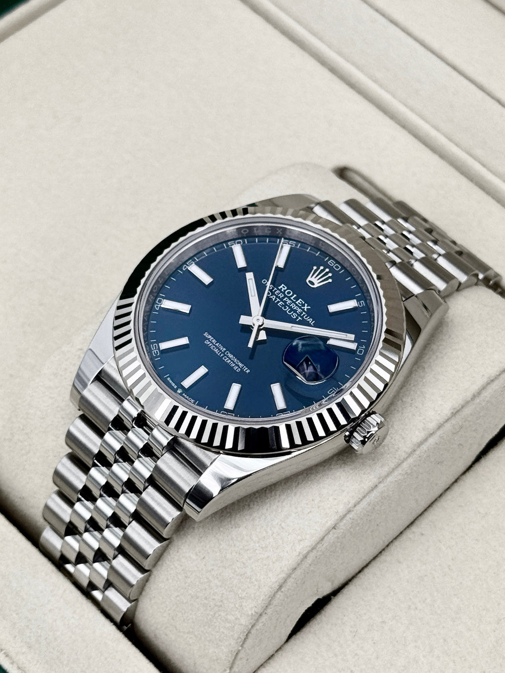 2026 Rolex Datejust 41mm 126334 Stainless Steel Jubilee Blue Dial