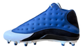 Jordan 13 Mid Molded Cleats "Blue / Black-White" FA17 MNJDSP 727 M1