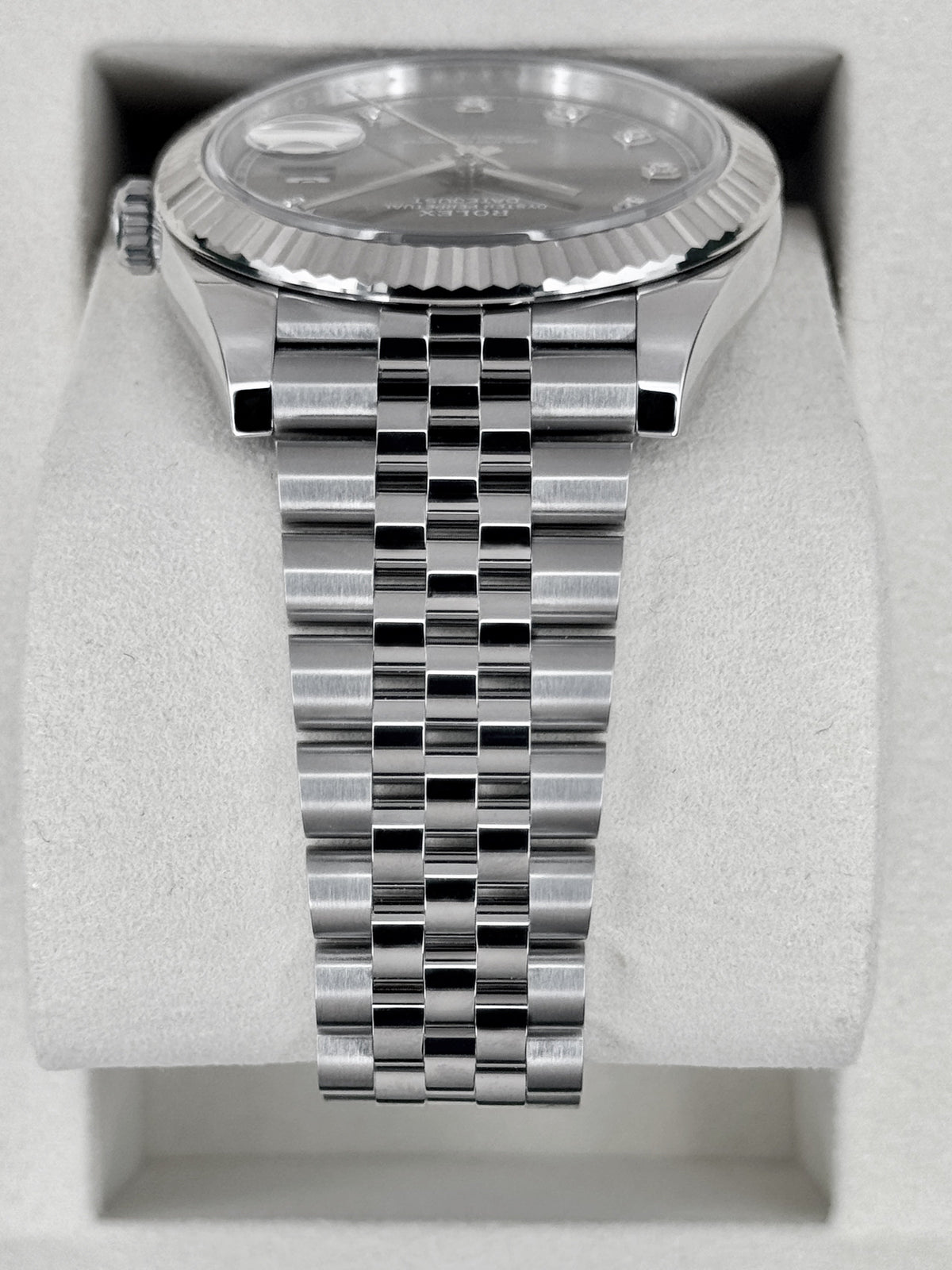 NEW 2026 Rolex Datejust 41mm 126334 Stainless Steel Jubilee Rhodium Diamond Dial
