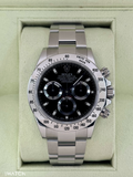 2013 Rolex Daytona 40mm 116520 Stainless Steel Black Dial