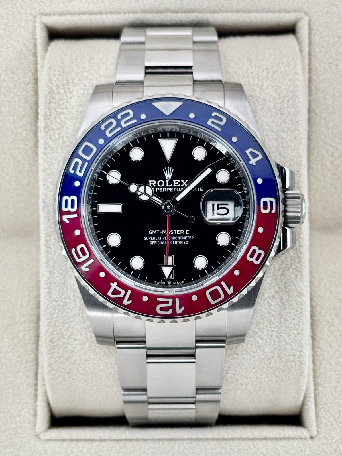2023 Rolex GMT-Master II "Pepsi" 40mm 126710BLRO Oyster