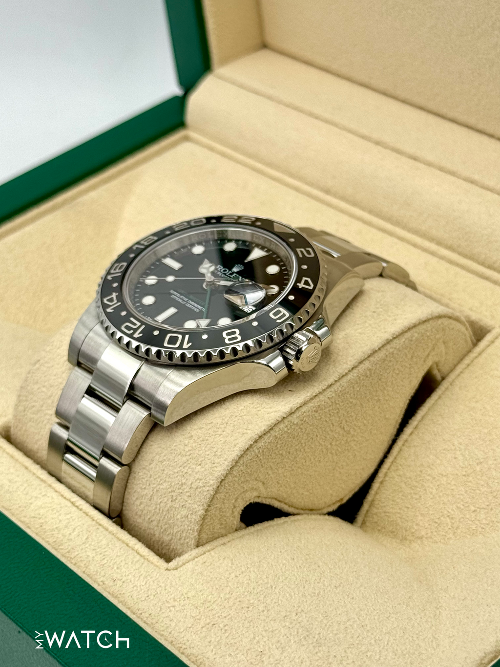 2014 Rolex GMT-Master II 40mm 116710LN Stainless Steel Black Dial