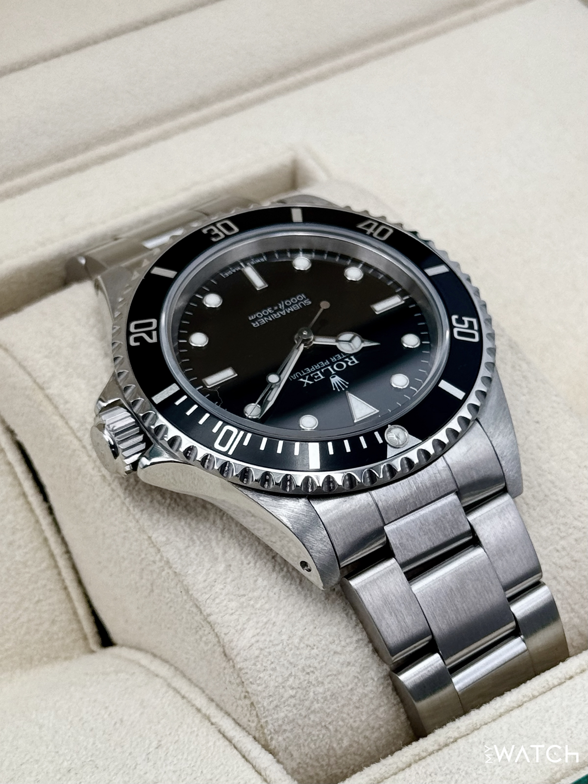 2004 Rolex Submariner 40mm 14060M Stainless Steel Two-Liner Black Dial
