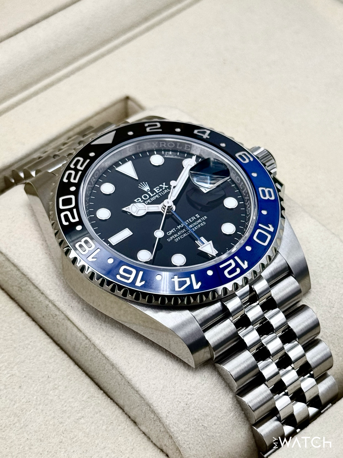 NEW 2025 Rolex GMT-Master II "Batgirl" 40mm 126710BLNR Jubilee