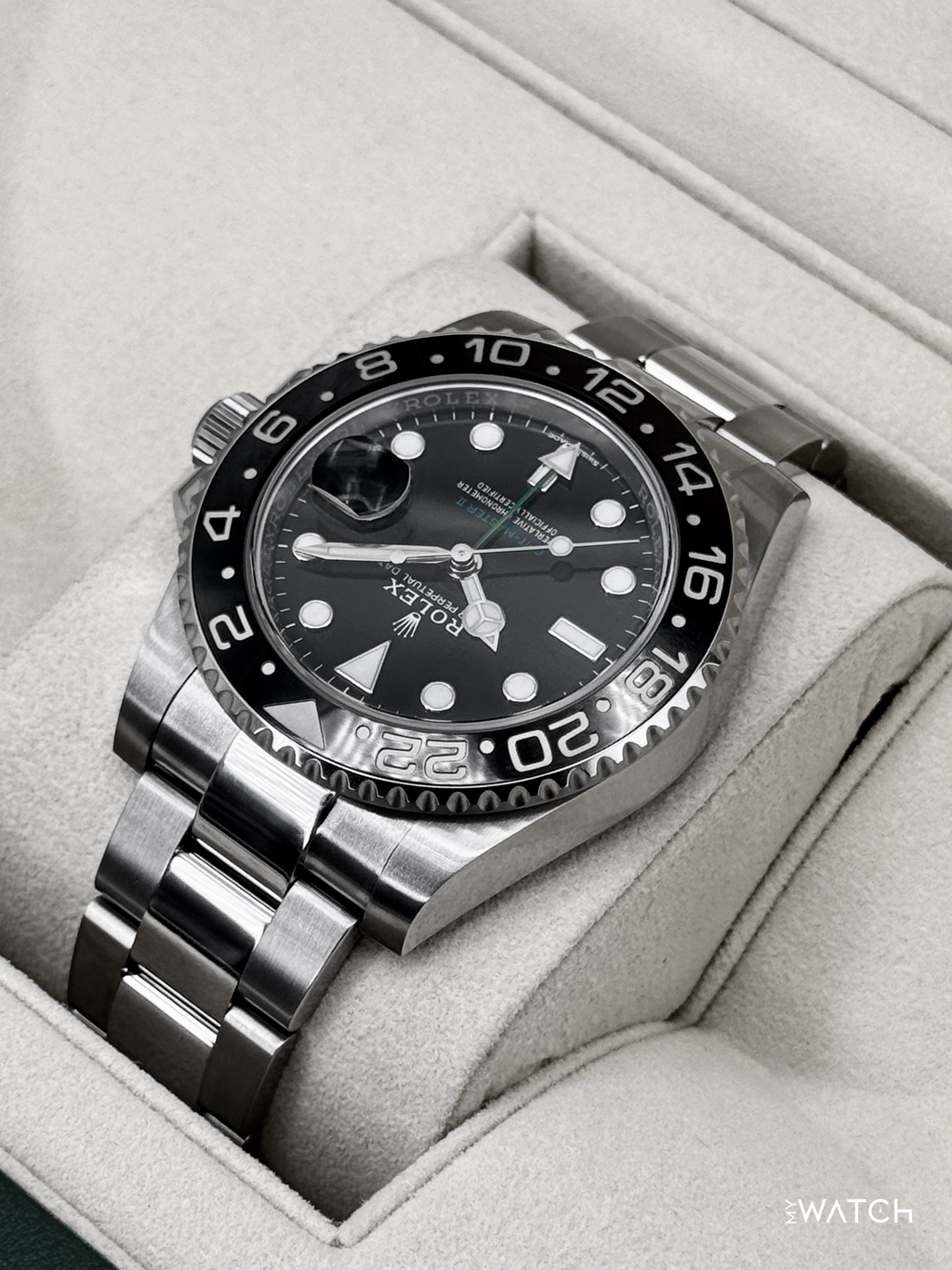 2019 Rolex GMT-Master II 40mm 116710LN Stainless Steel Black Dial