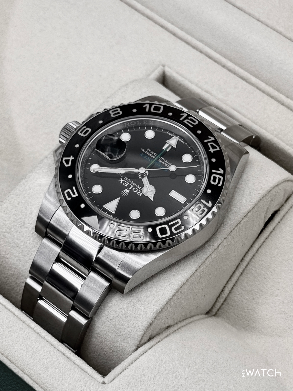 2019 Rolex GMT-Master II 40mm 116710LN Stainless Steel Black Dial