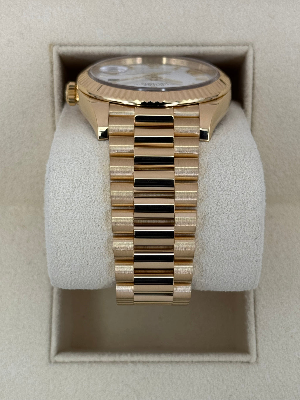 2023 Rolex Day-Date 40mm 228238 Presidential White Dial
