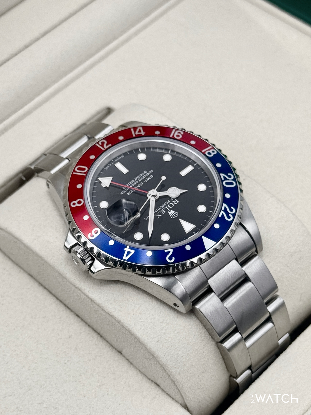 1996 Rolex GMT-Master "Pepsi" 40mm 16700 Stainless Steel Oyster (CPO)