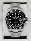 2015 Rolex GMT-Master II 40mm 116710LN Stainless Steel Black Dial