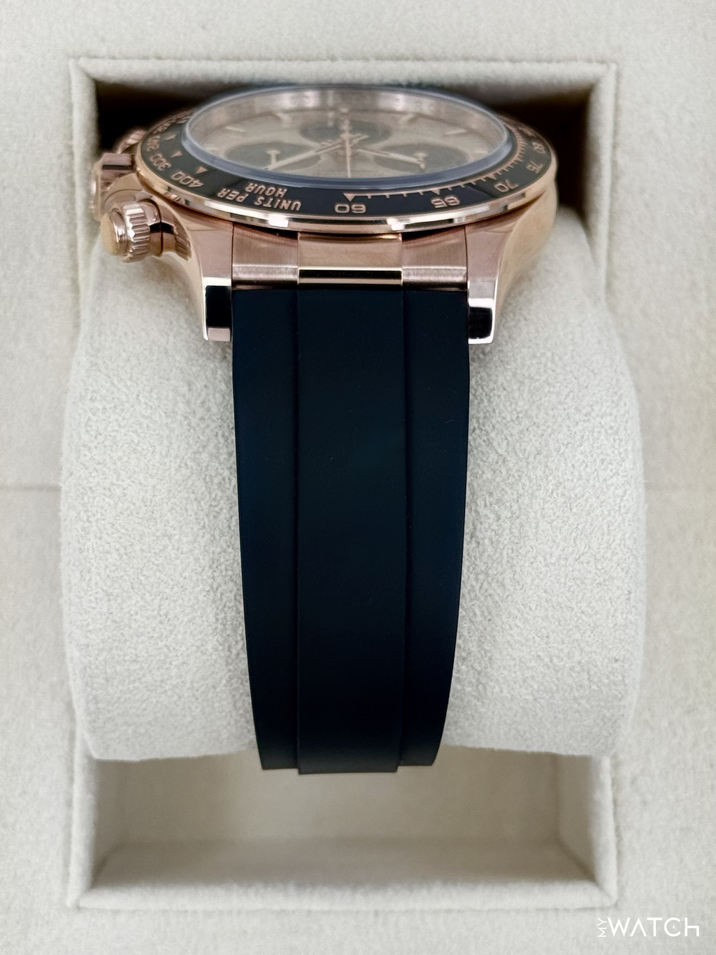 2025 Rolex Daytona 40mm 126515LN Rose Gold Oysterflex Sundust Dial