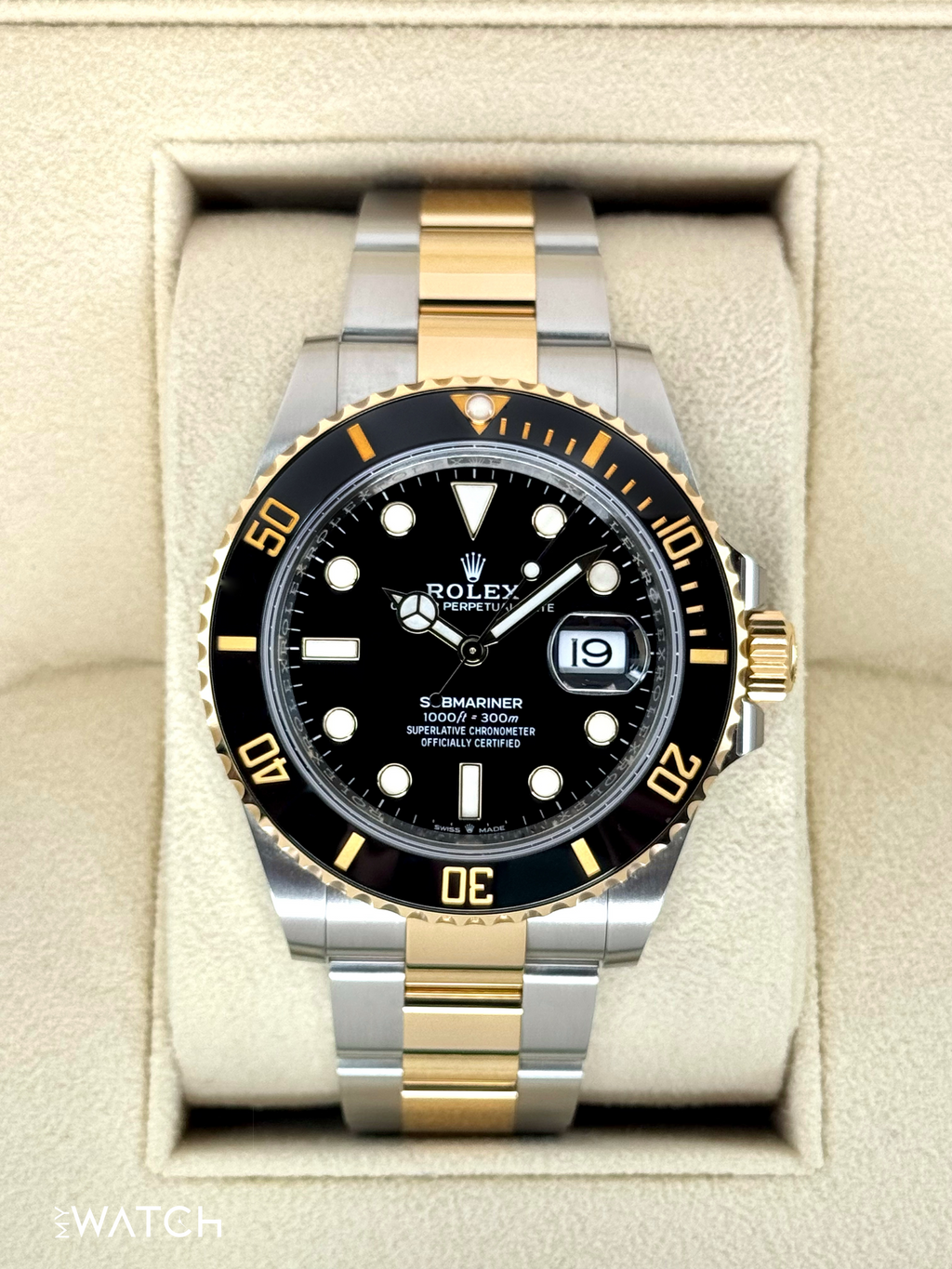 2023 Rolex Submariner 41mm 126613LN Two-Tone Black Dial