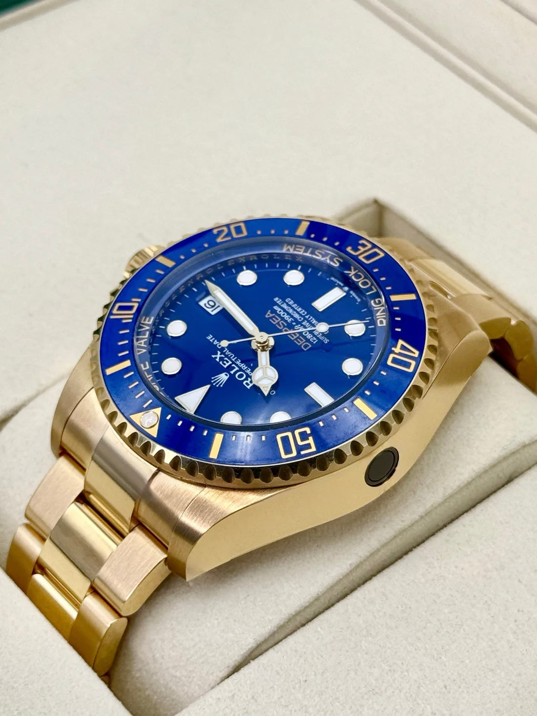 NEW 2026 Rolex Deepsea 44mm 136668LB 18K Yellow Gold Blue Dial
