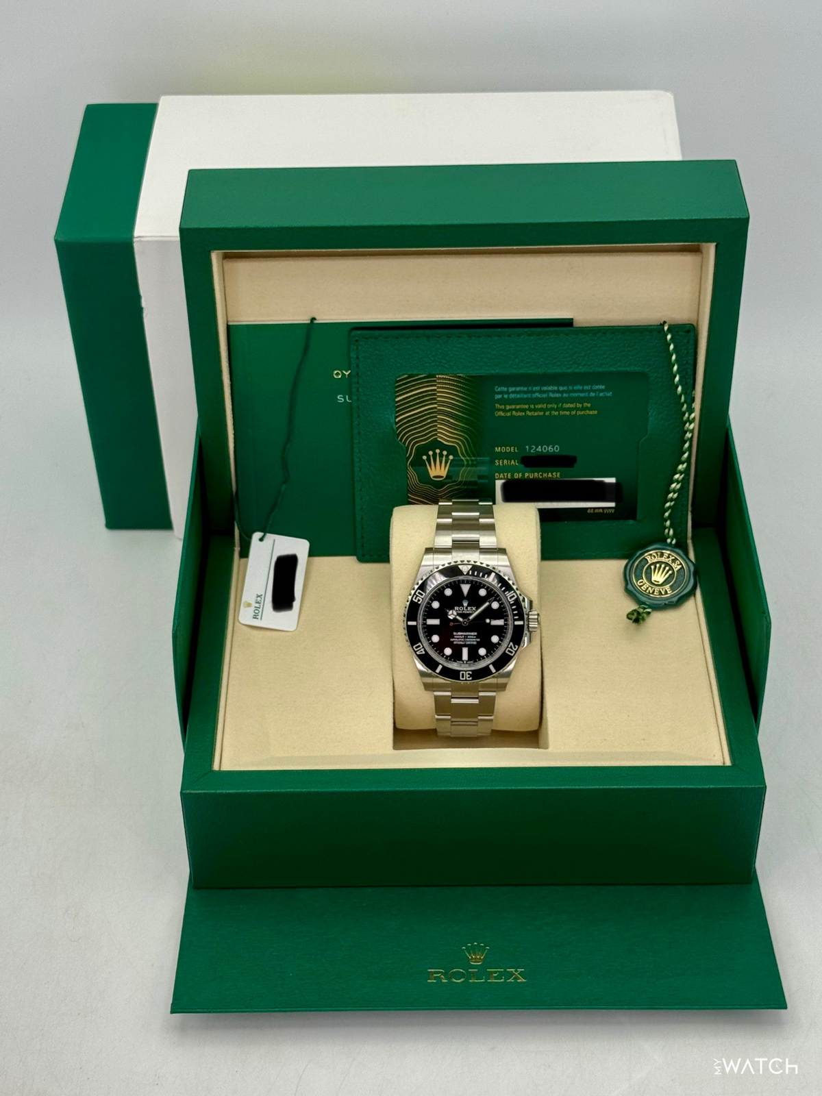 NEW 2025 Rolex Submariner 41mm 124060 Stainless Steel Black Dial (STICKERED)