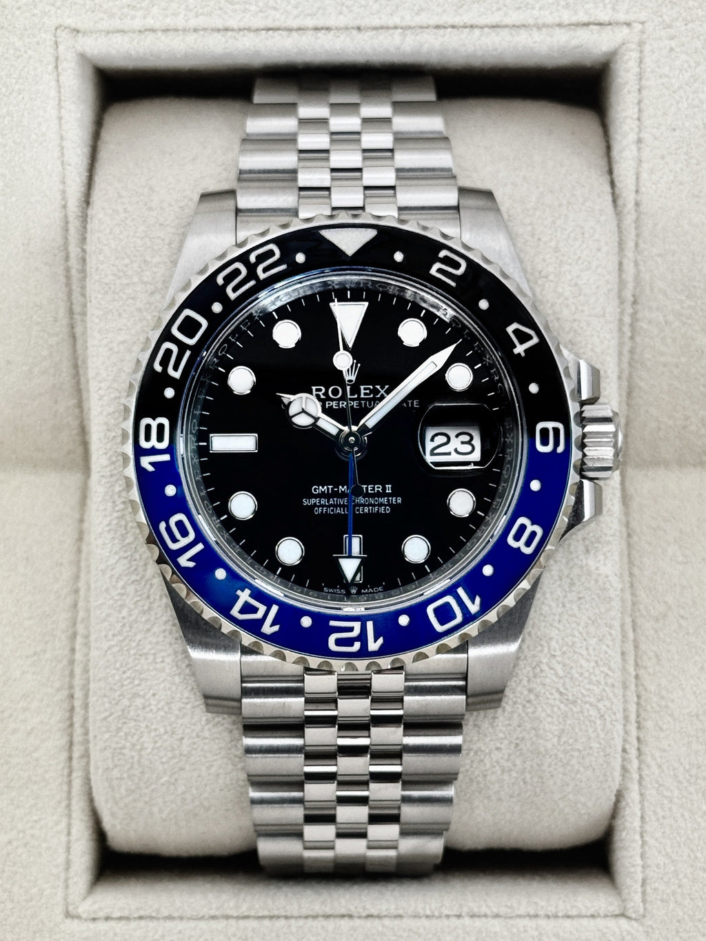 2023 Rolex GMT-Master II "Batgirl" 40mm 126710BLNR Jubilee
