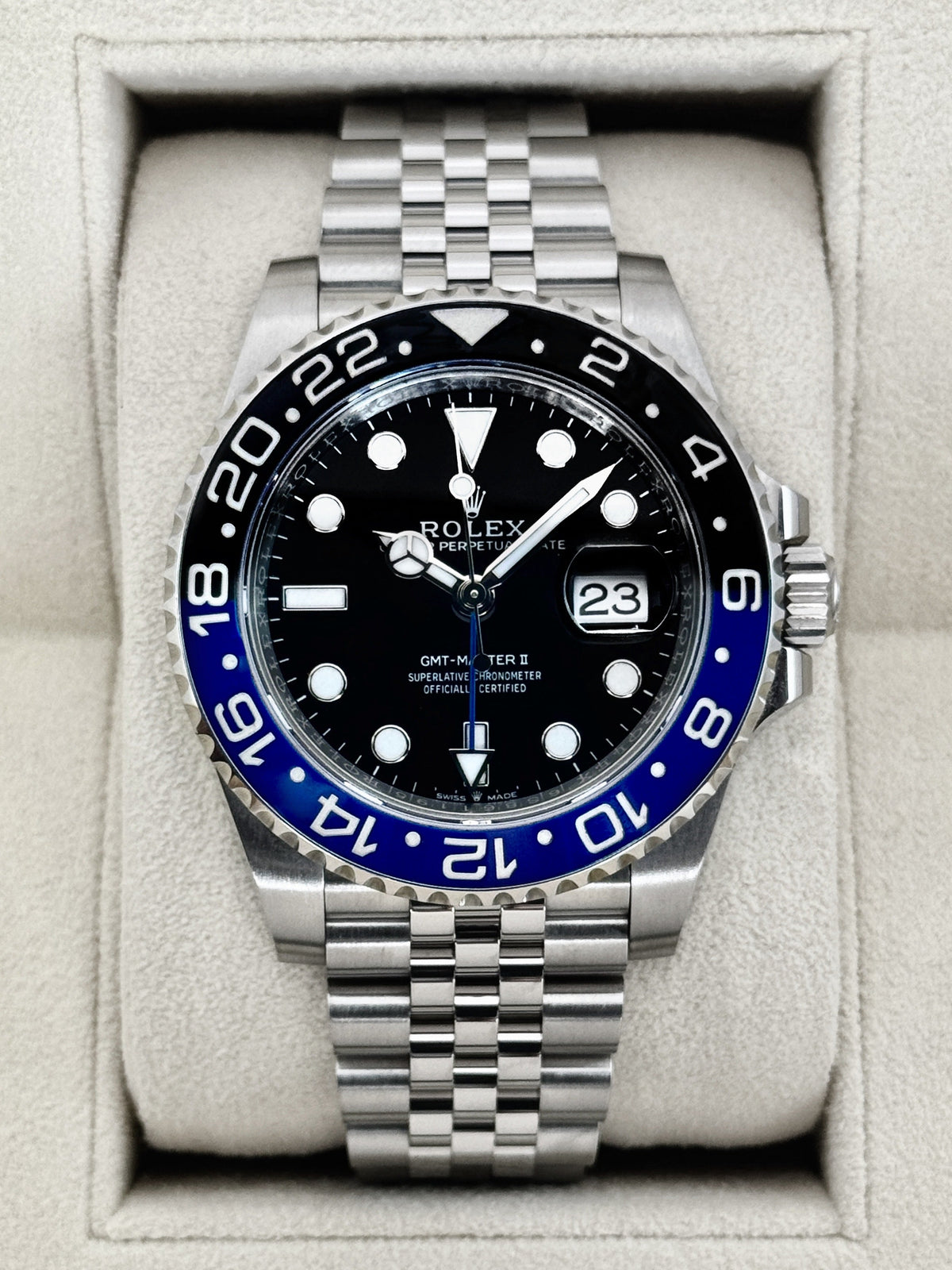2023 Rolex GMT-Master II "Batgirl" 40mm 126710BLNR Jubilee