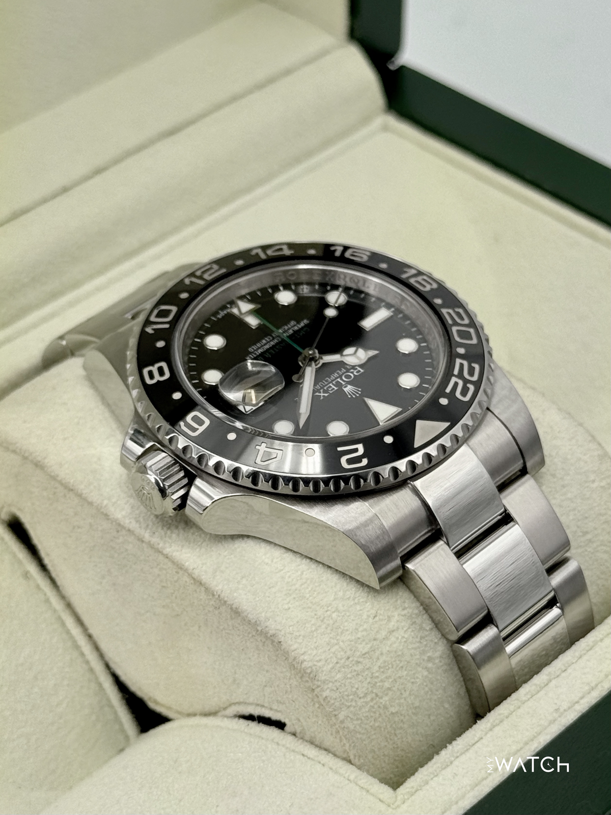 2014 Rolex GMT-Master II 40mm 116710LN Stainless Steel Black Dial