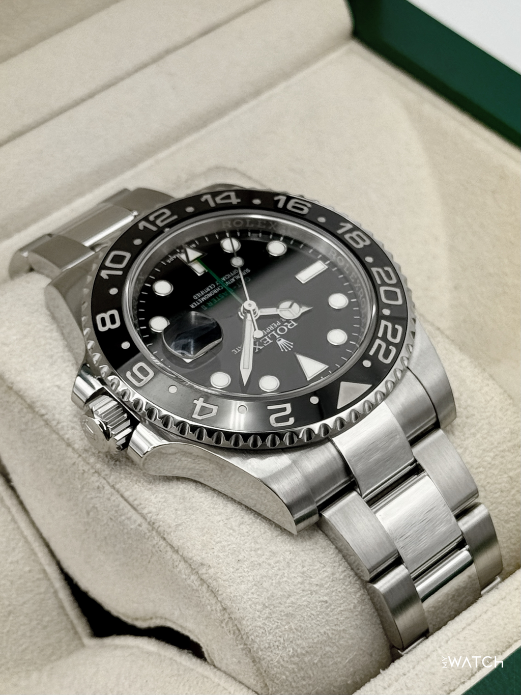 2016 Rolex GMT-Master II 40mm 116710LN Stainless Steel Black Dial