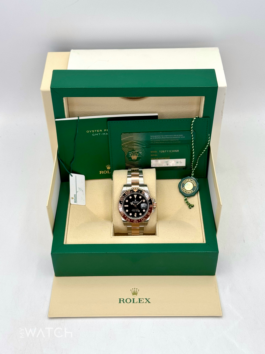 2022 Rolex GMT-Master II "Rootbeer" 40mm 126711CHNR Two-Tone