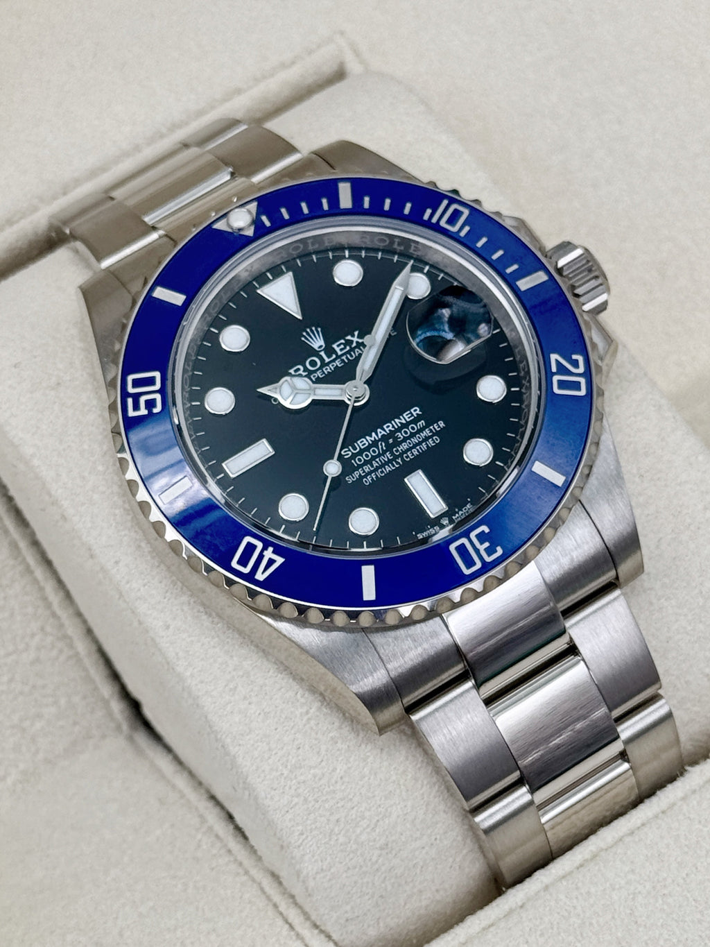 2025 Rolex Submariner Cookie Monster 41mm 126619LB White Gold Black Dial
