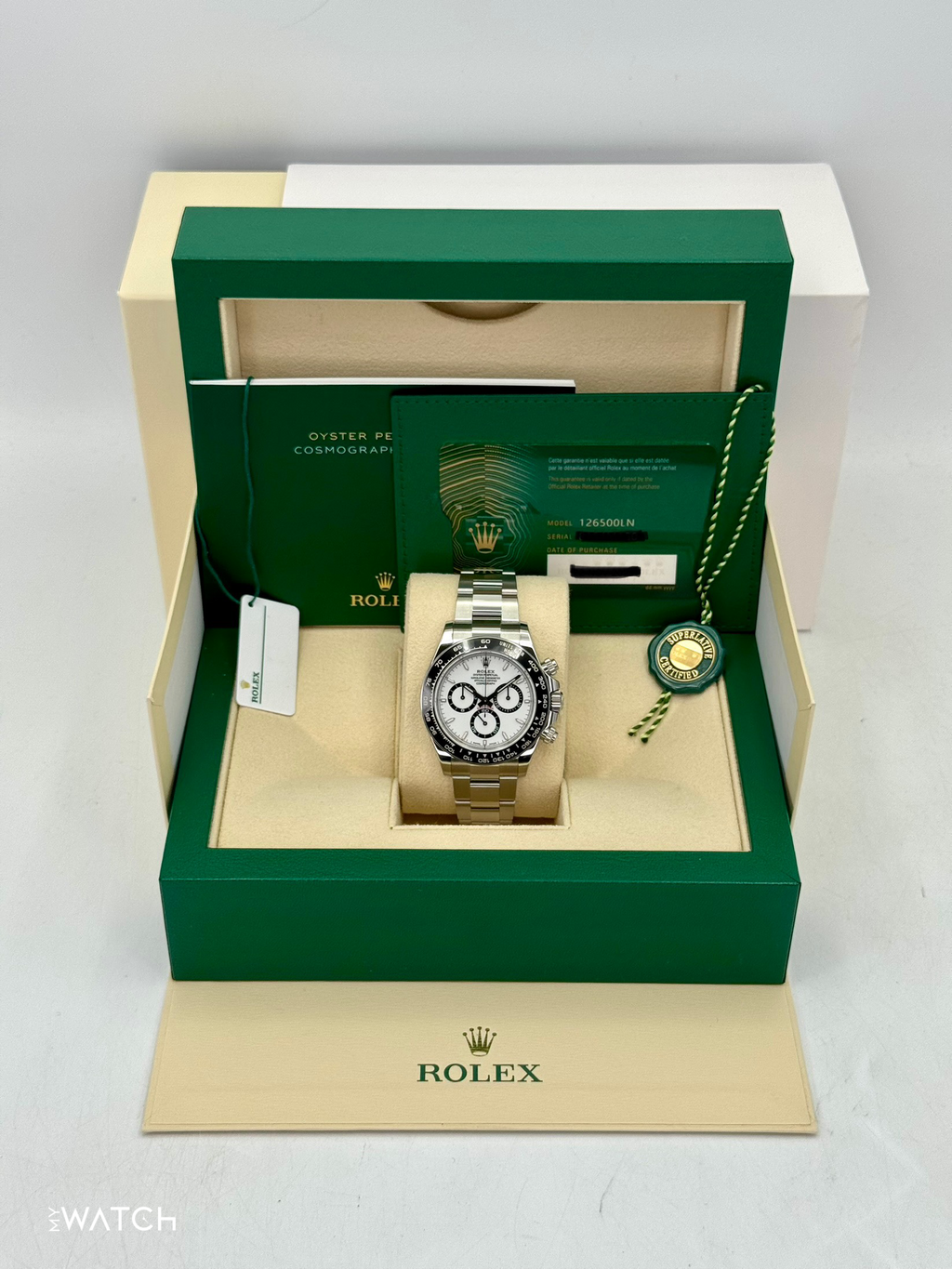 2024 Rolex Daytona 40mm 126500LN Stainless Steel Panda Dial