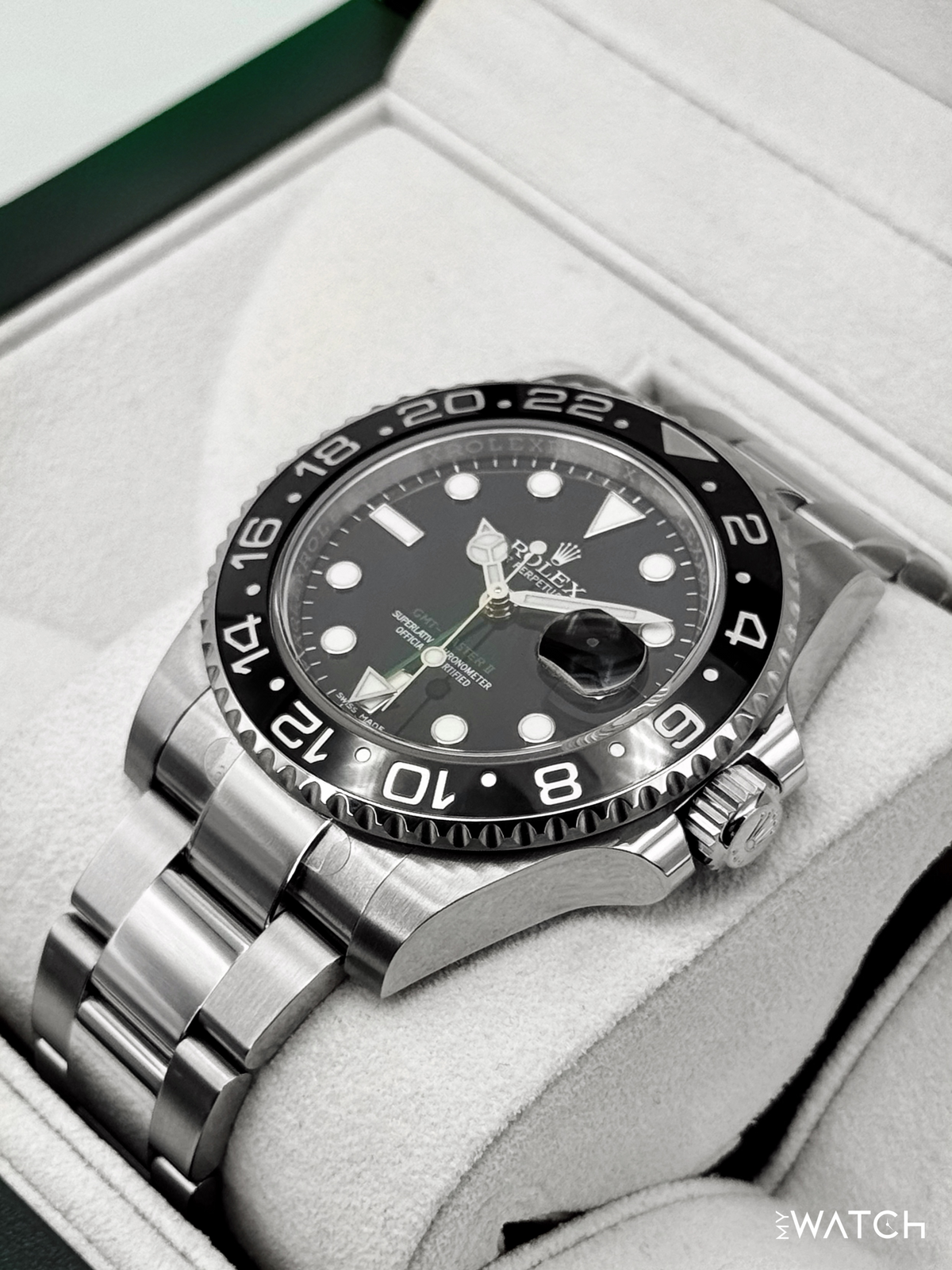 2015 Rolex GMT-Master II 40mm 116710LN Stainless Steel Black Dial