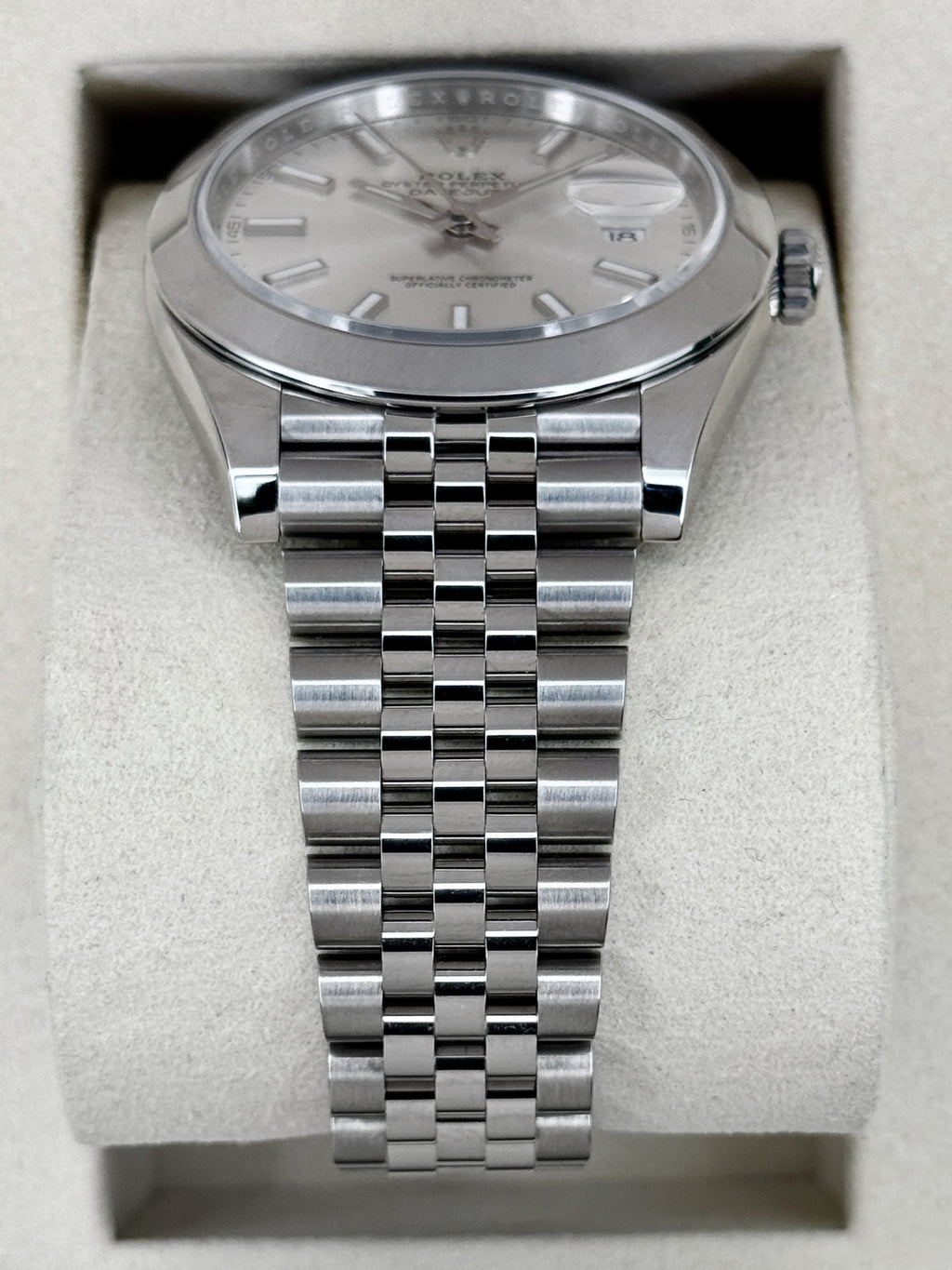 2026 Rolex Datejust 41mm 126300 Stainless Steel Jubilee Silver Dial