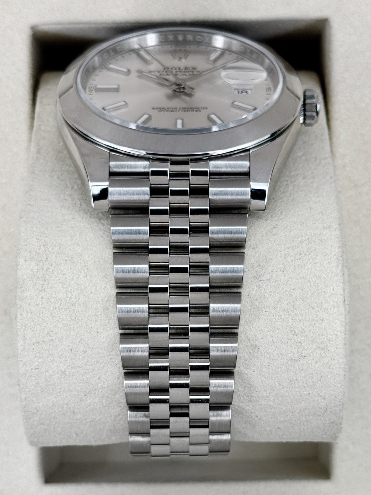 2026 Rolex Datejust 41mm 126300 Stainless Steel Jubilee Silver Dial