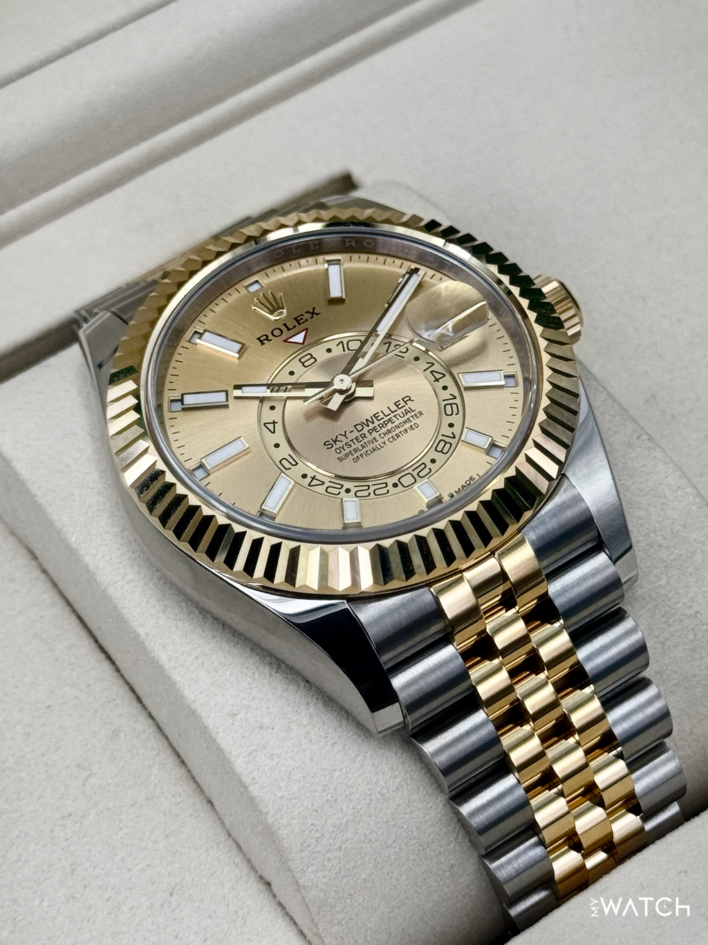 NEW 2026 Rolex Sky-Dweller 42mm 336933 Jubilee Champagne Dial