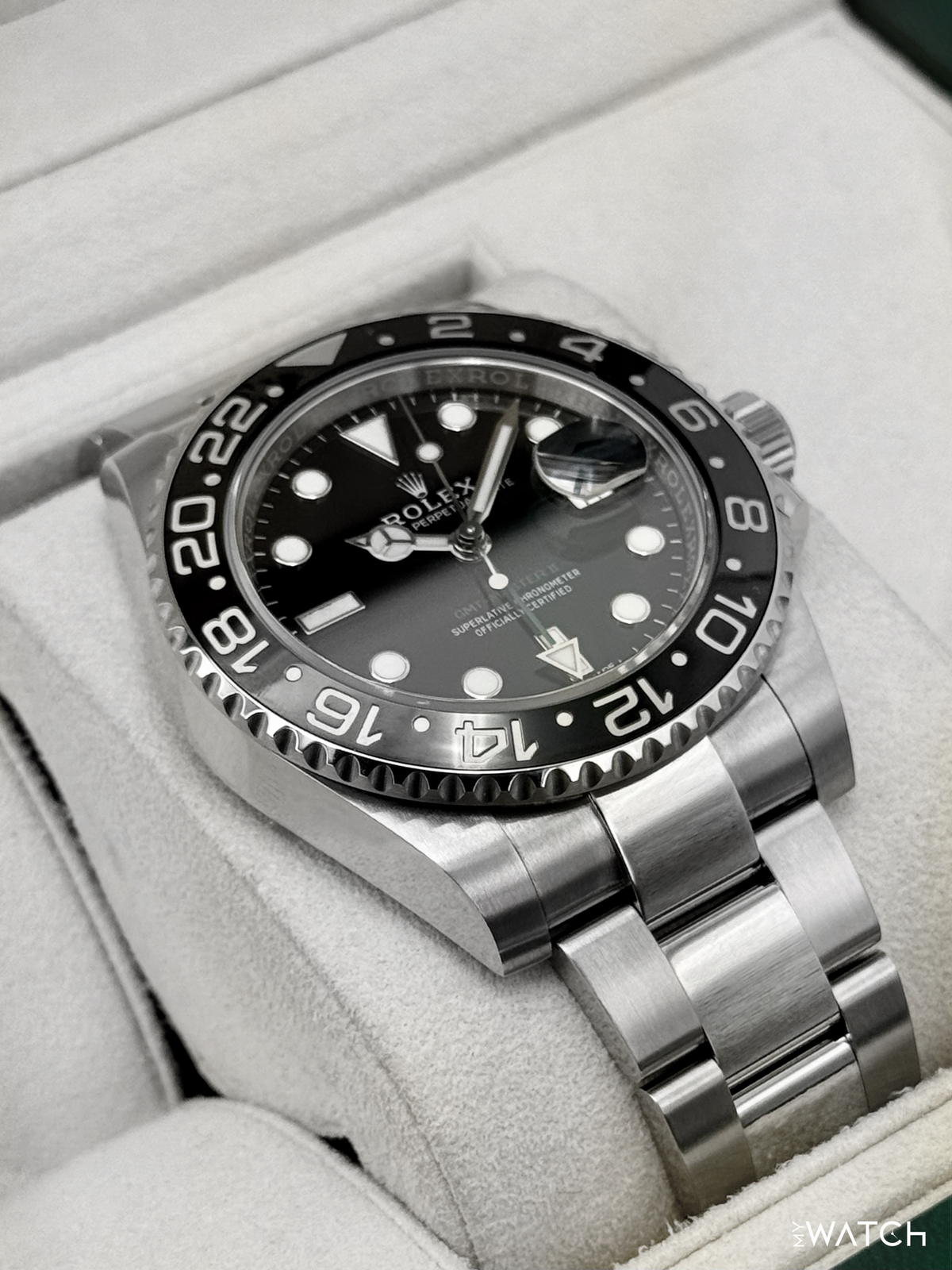 2018 Rolex GMT-Master II 40mm 116710LN Stainless Steel Black Dial