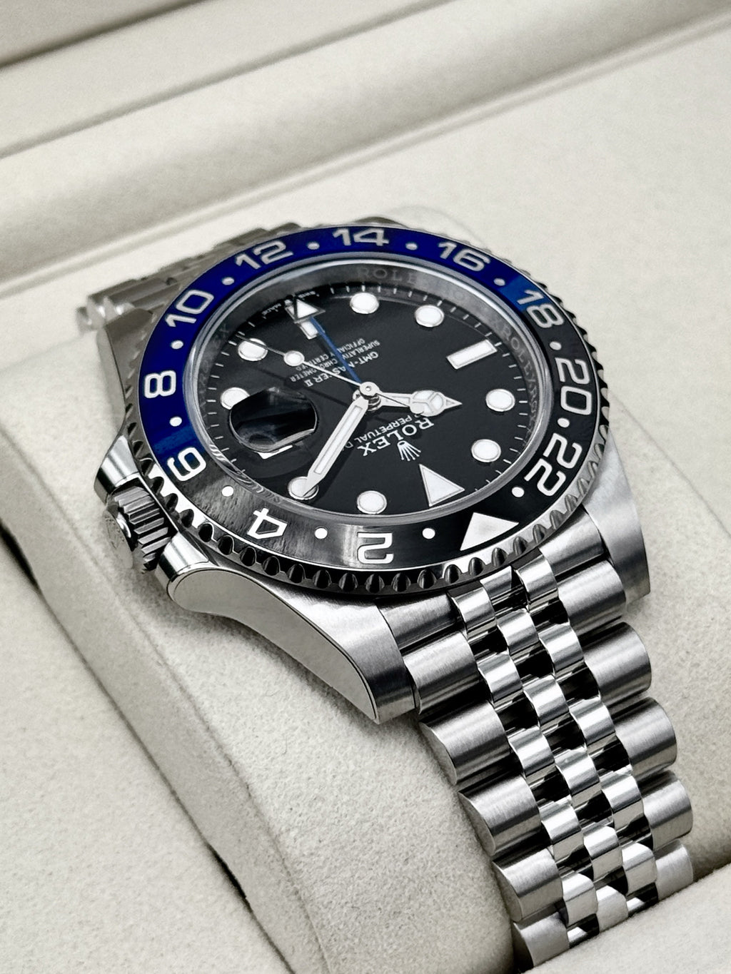 NEW 2026 Rolex GMT-Master II "Batgirl" 40mm 126710BLNR Jubilee (STICKERED)
