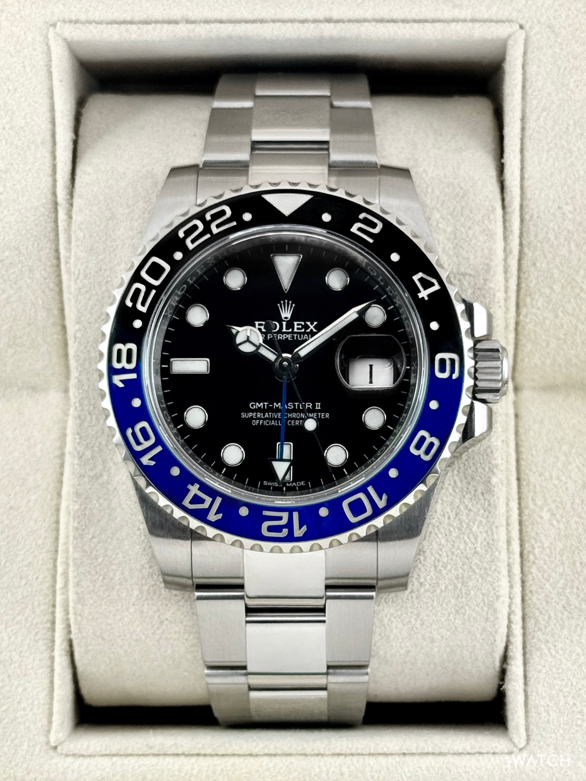 2017 Rolex GMT-Master II "Batman" 40mm 116710BLNR Oyster