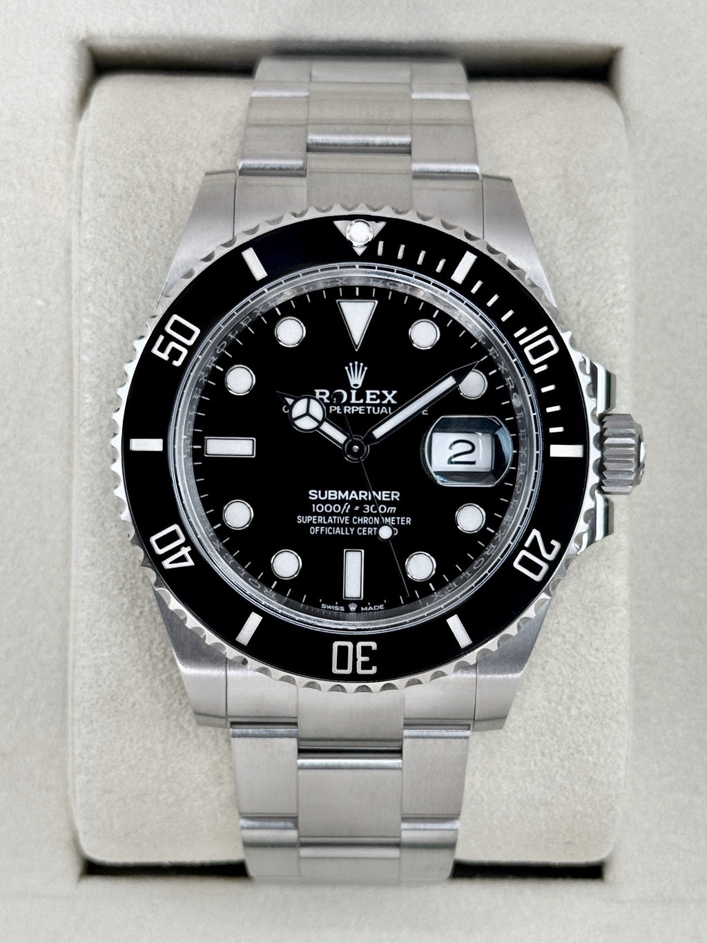 2025 Rolex Submariner 41mm 126610LN Stainless Steel Black Dial