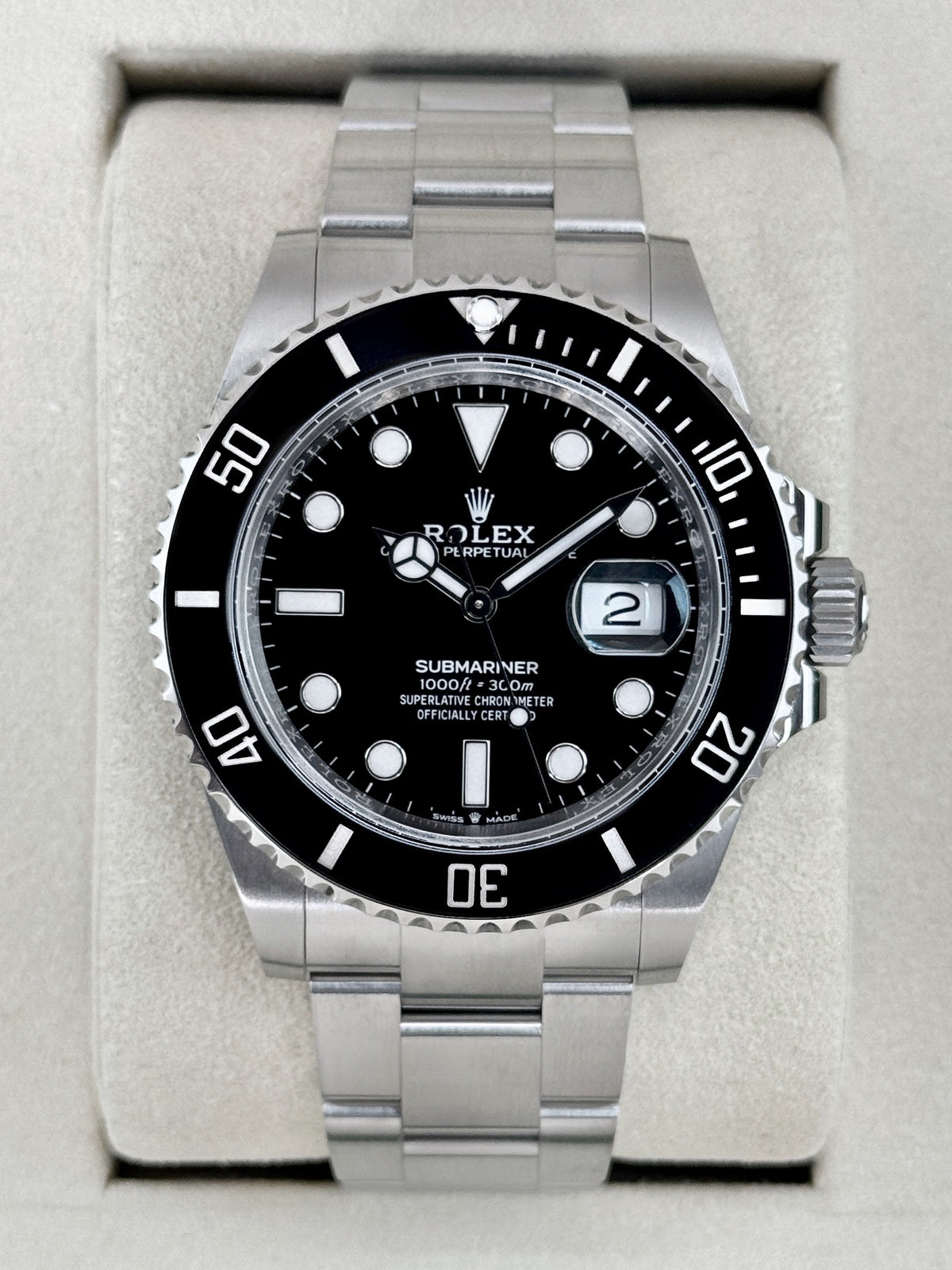 2025 Rolex Submariner 41mm 126610LN Stainless Steel Black Dial