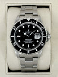 2000 Rolex Submariner 40mm 16610 Stainless Steel Black Dial