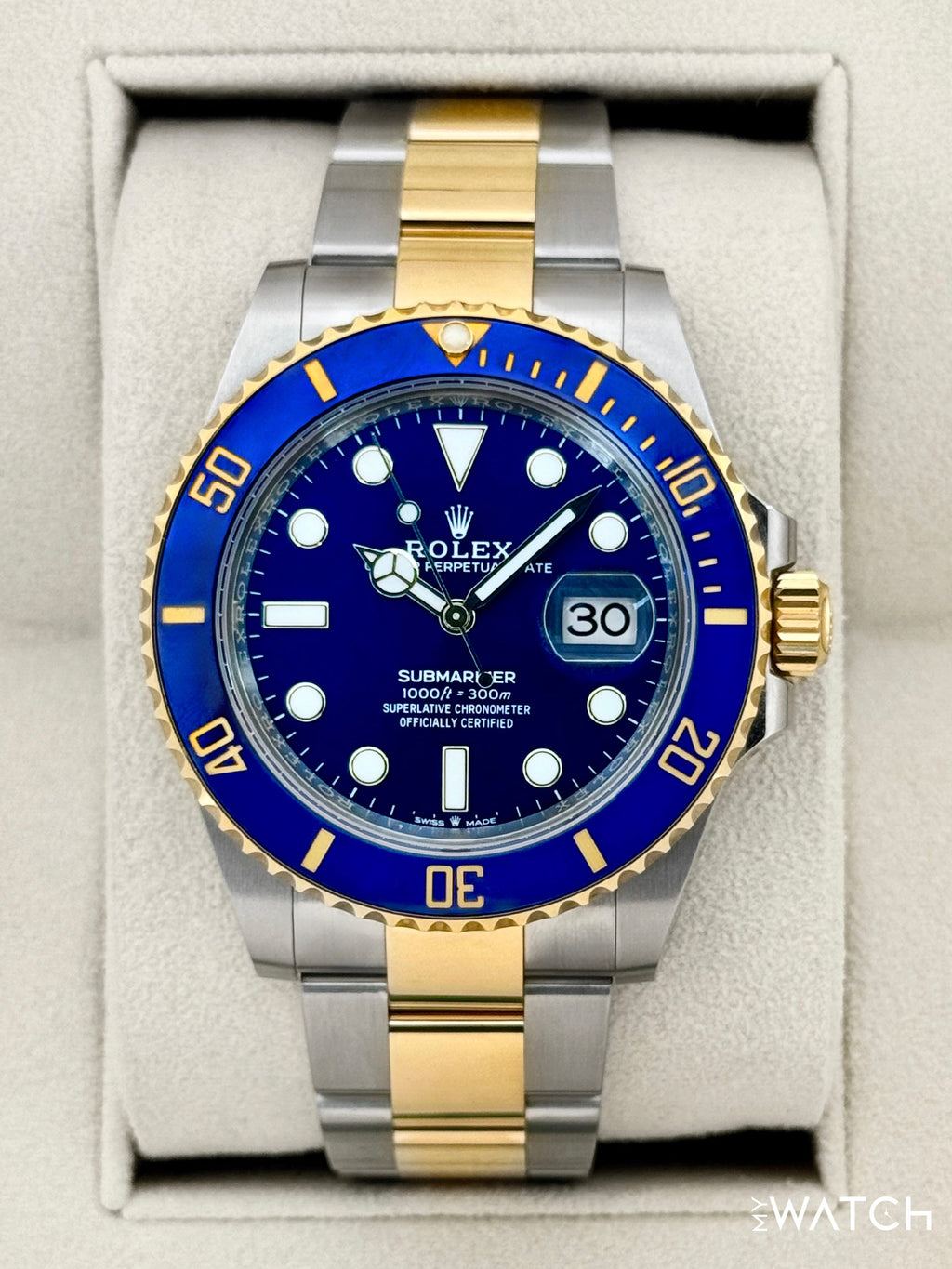 2023 Rolex Submariner "Bluesy" 41mm 126613LB Two-Tone Blue Dial
