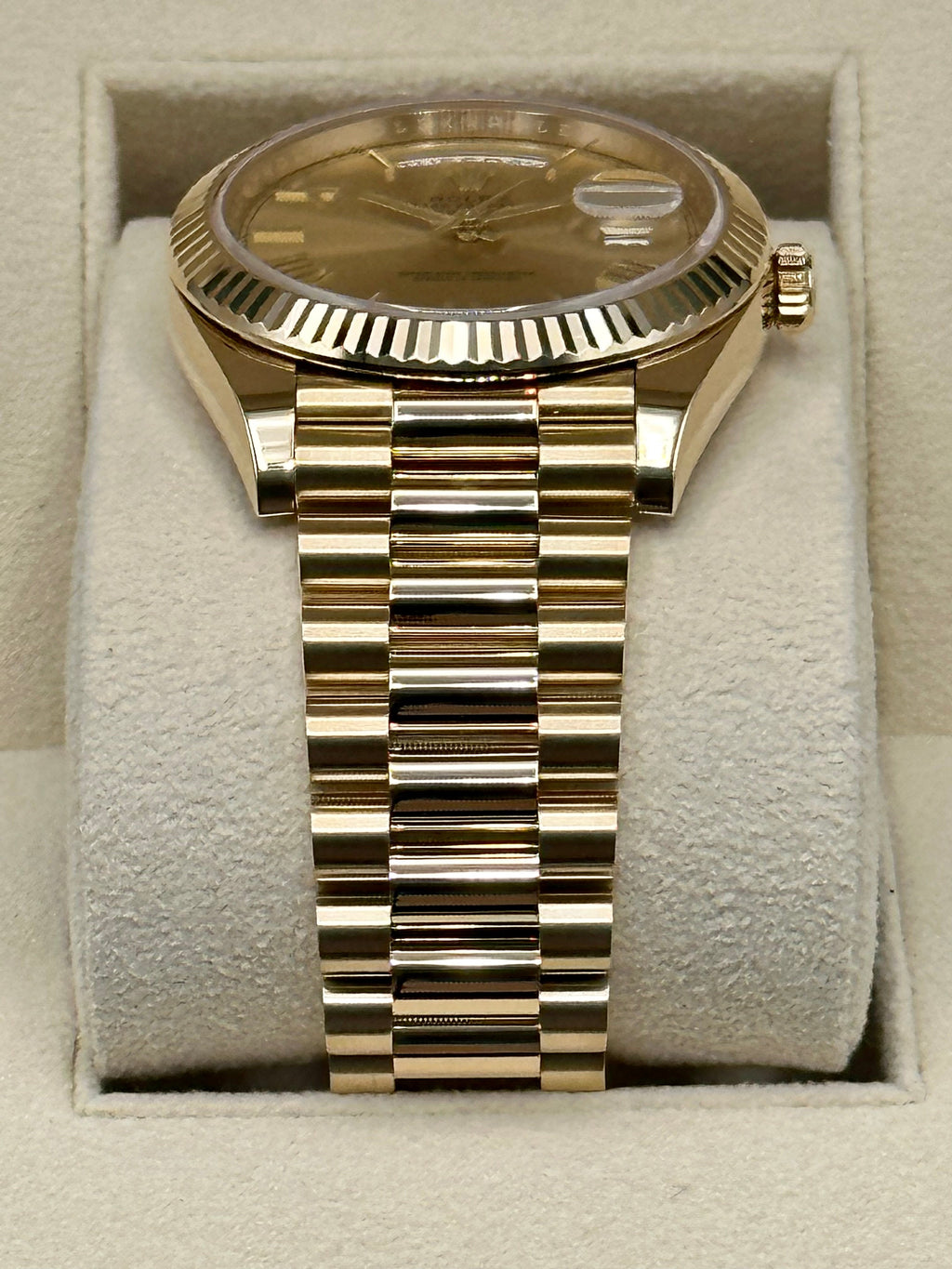 2019 Rolex Day-Date 40mm 228238 Presidential Champagne Dial