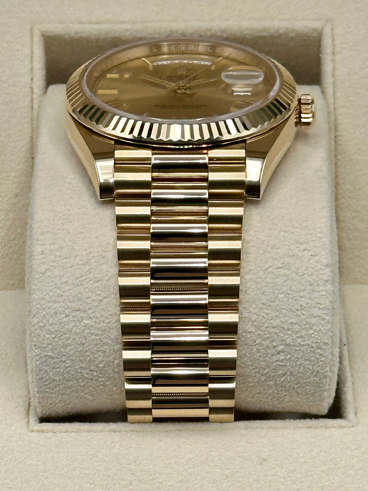 2019 Rolex Day-Date 40mm 228238 Presidential Champagne Dial