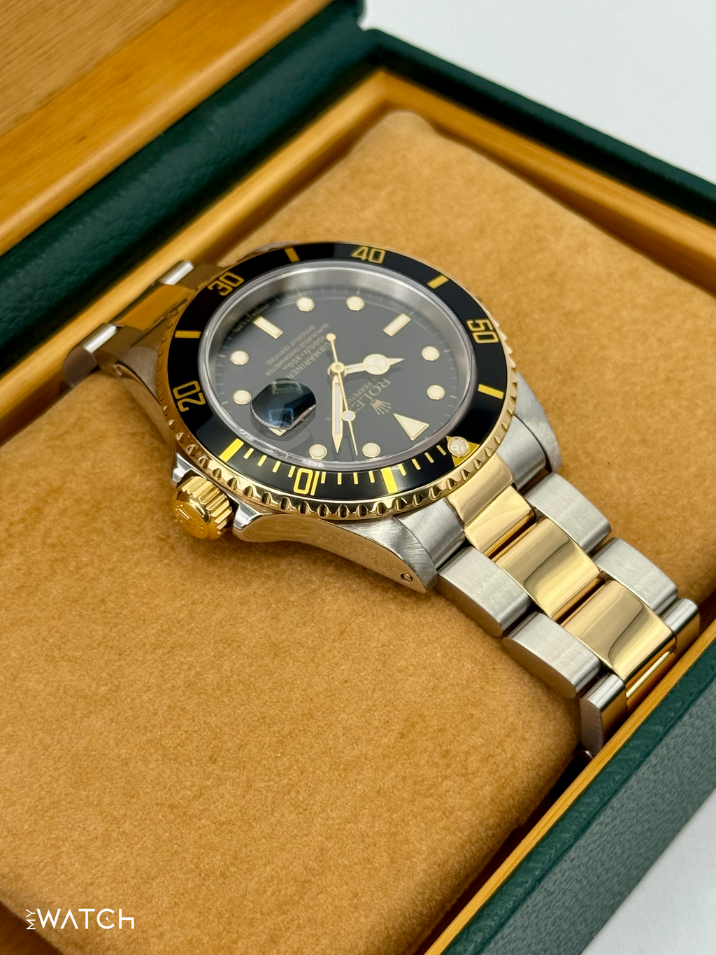 1991 Rolex Submariner 40mm 16613LN Two-Tone Black Dial