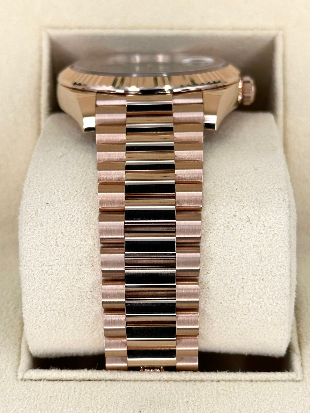 NEW 2024 Rolex Day-Date 40mm 228235 Presidential Rose Gold Olive Dial