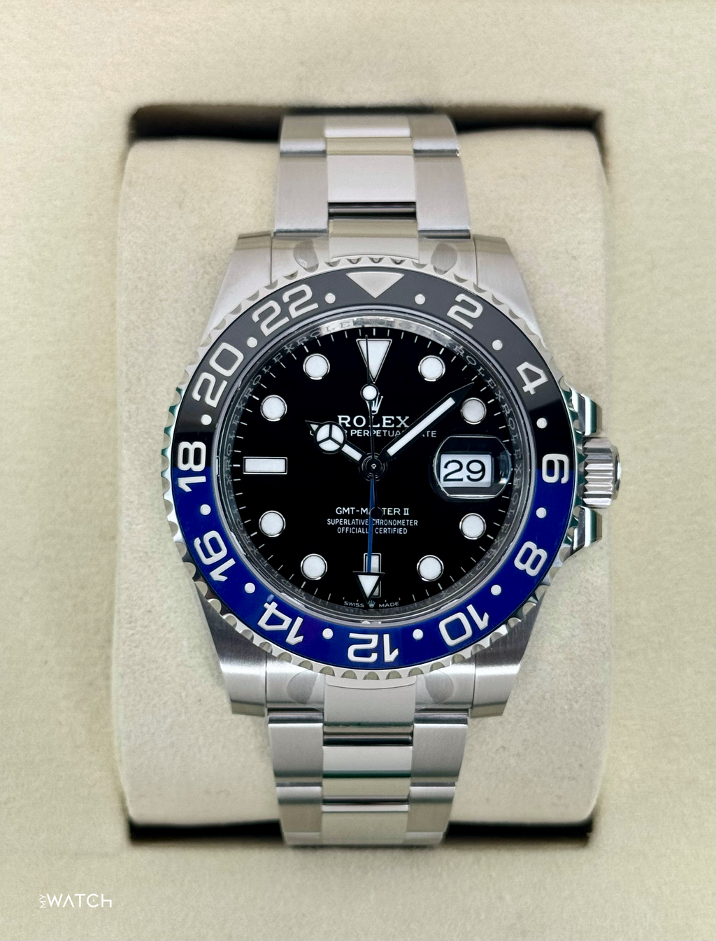 NEW 2025 Rolex GMT-Master II "Batman" 40mm 126710BLNR Oyster (STICKERED)