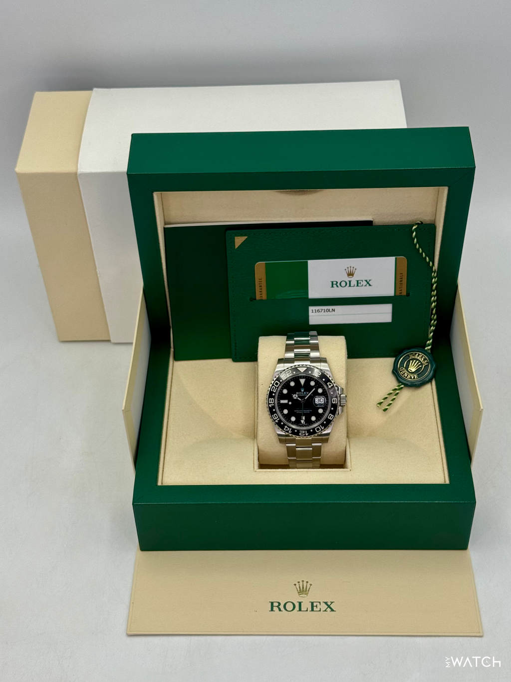 2019 Rolex GMT-Master II 40mm 116710LN Stainless Steel Black Dial