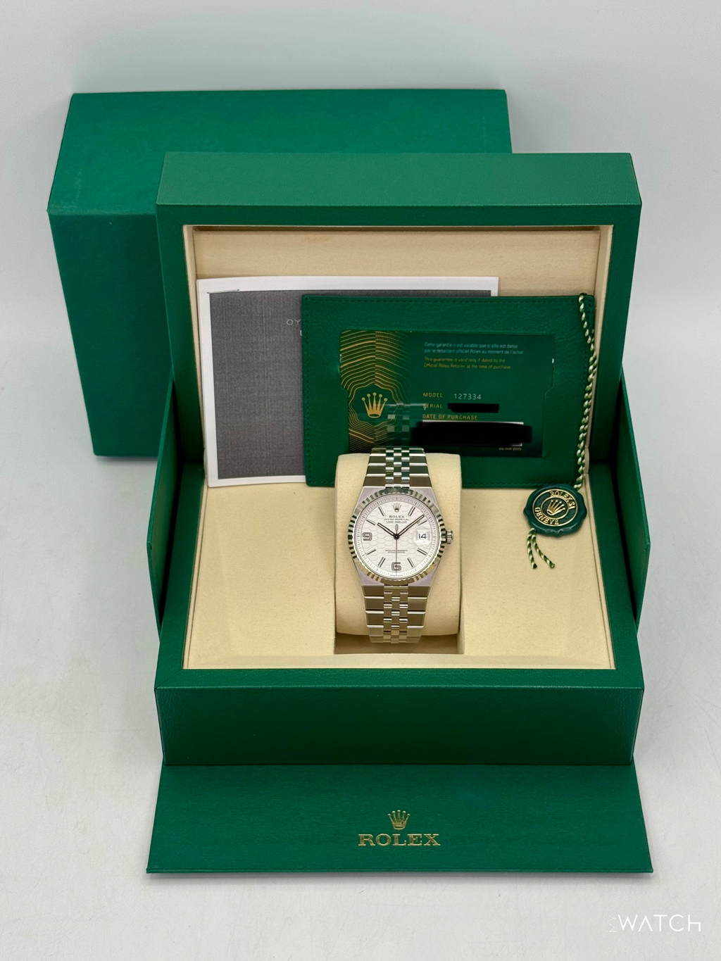 NEW 2026 Rolex Land-Dweller 40mm 127334 Stainless Steel Jubilee White Dial
