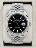 NEW 2026 Rolex Datejust 41mm 126300 Stainless Steel Jubilee Black Dial
