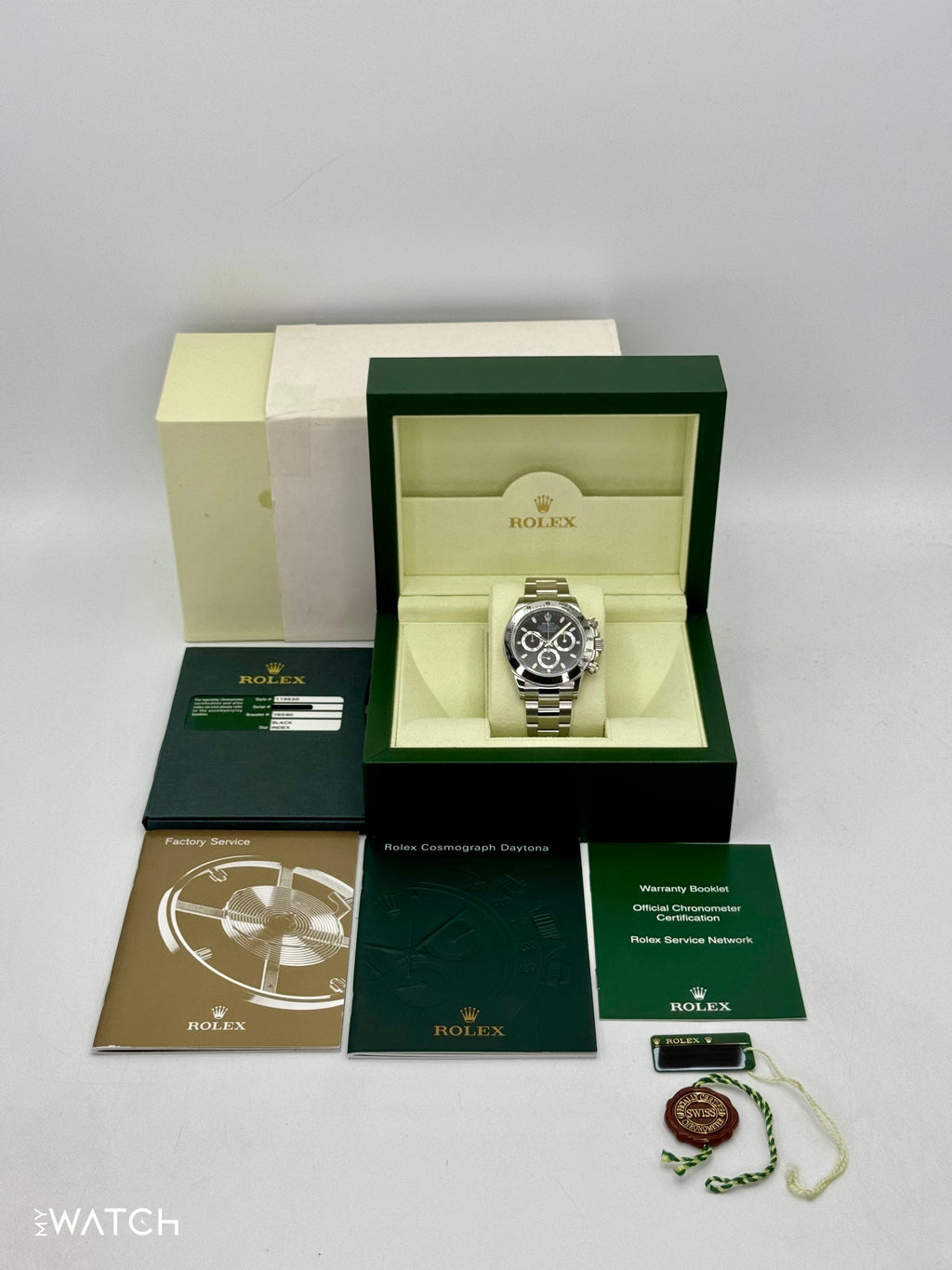 2013 Rolex Daytona 40mm 116520 Stainless Steel Black Dial