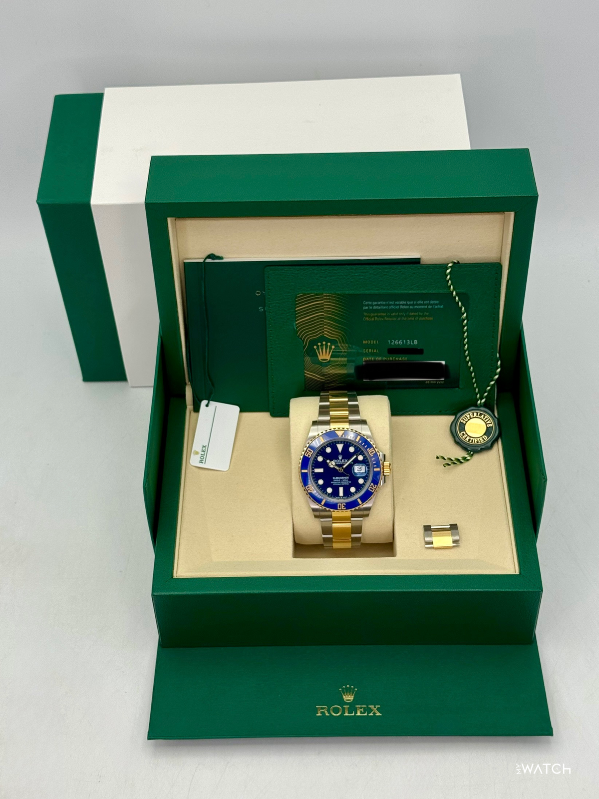 2026 Rolex Submariner "Bluesy" 41mm 126613LB Two-Tone Blue Dial