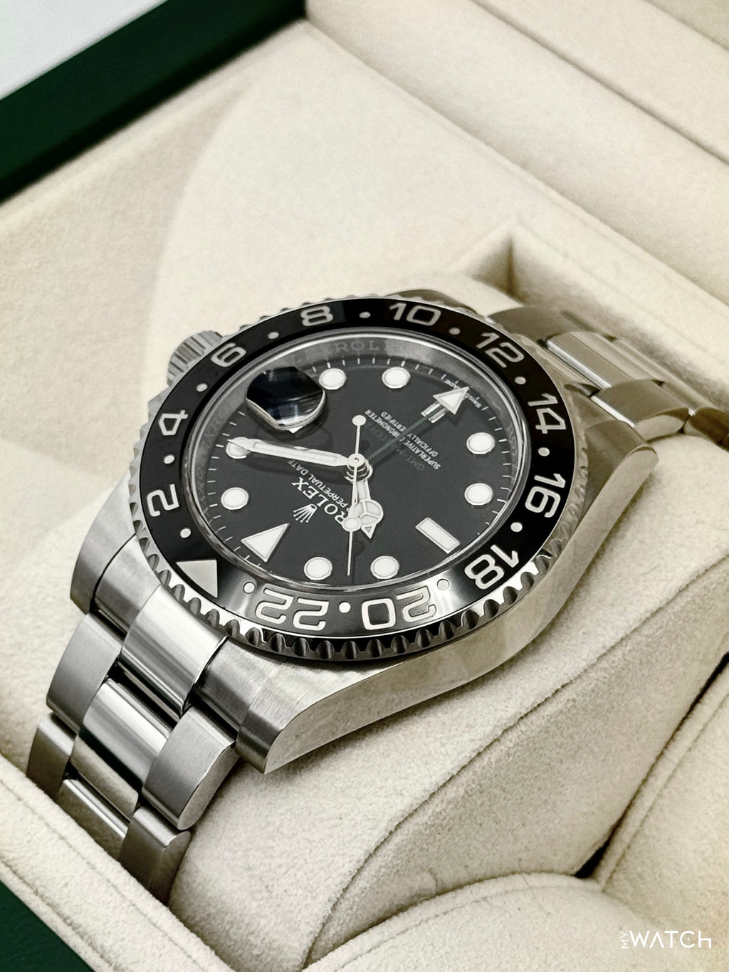 2018 Rolex GMT-Master II 40mm 116710LN Stainless Steel Black Dial