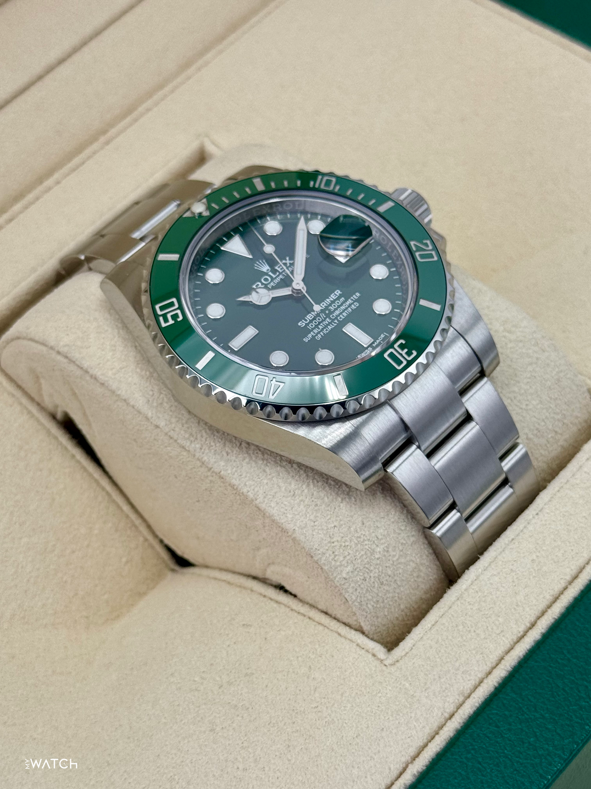 2025 CPO Rolex Submariner “Hulk” 40mm 116610LV Green Dial