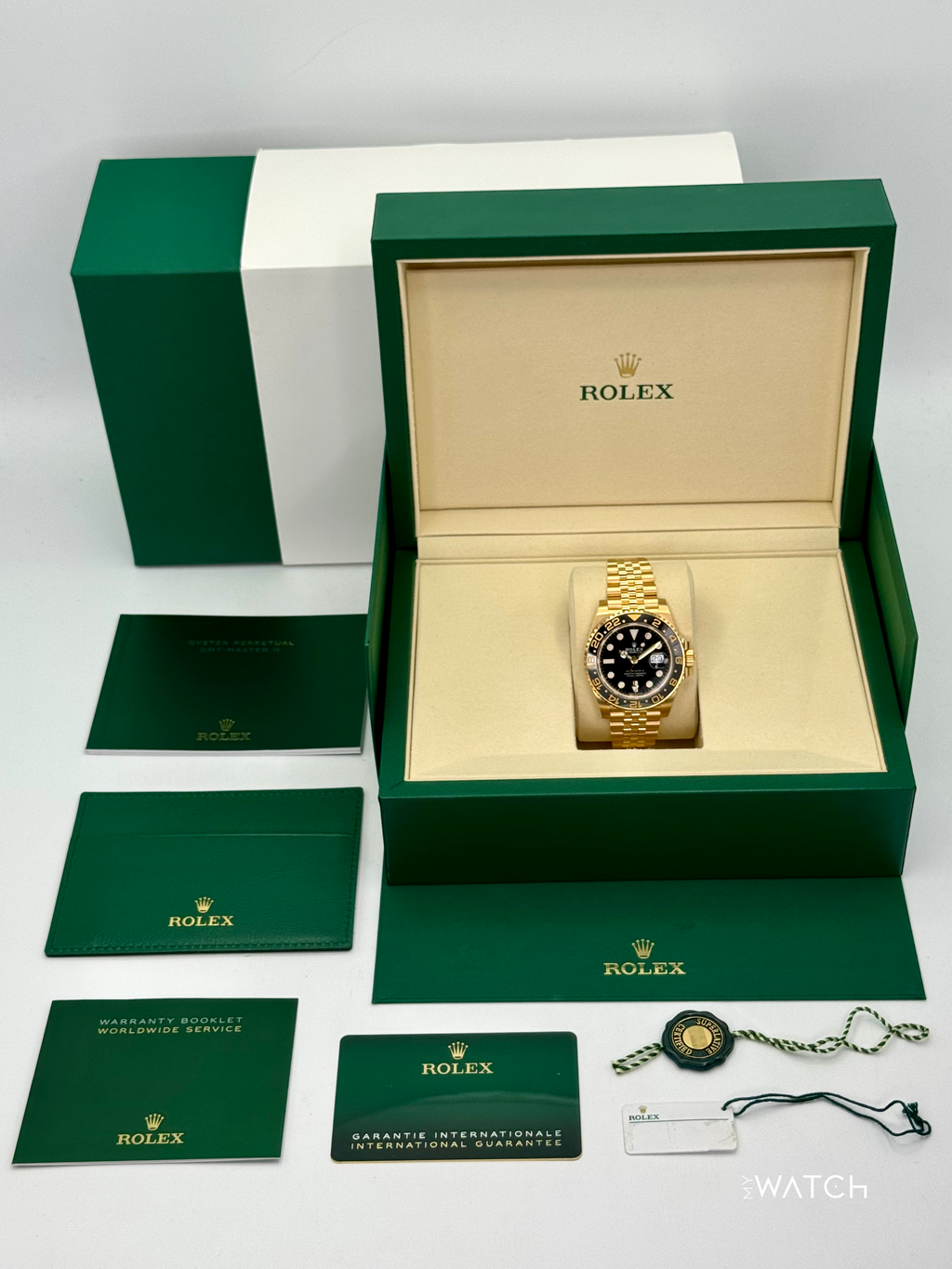 NEW 2025 Rolex GMT-Master II 40mm 126718GRNR Jubilee Black Dial (STICKERED)
